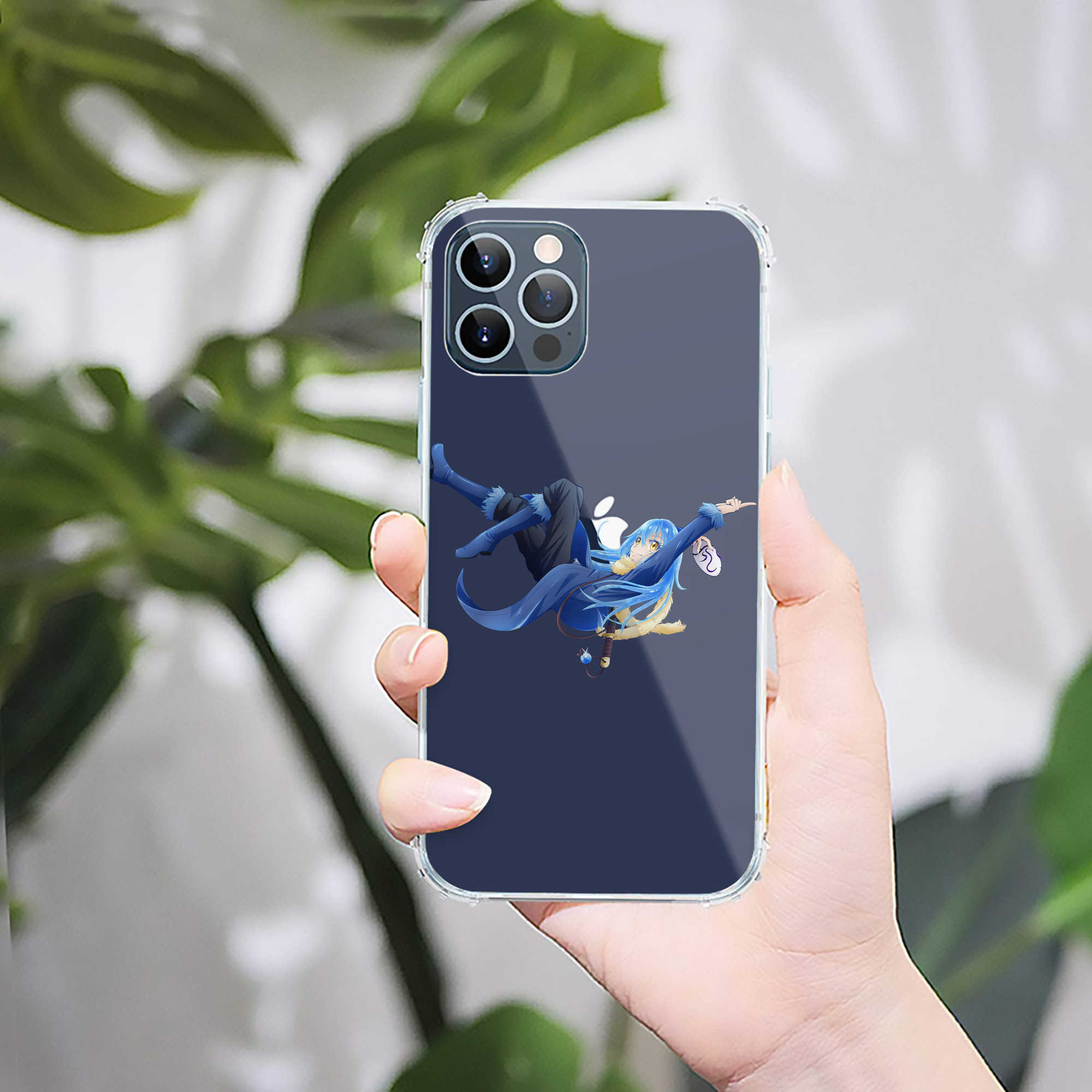 （画像用） 転スラ Regarding Reincarnated to Slime 【iPhone 12シリーズ対応】透明スマホケース（クリアソフトケース）